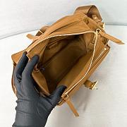 Prada Explore Medium Re-Nylon Shoulder Bag With Flap Brown 1BD394 - 30x14x10cm - 6