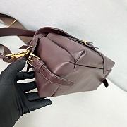 Prada Explore Medium Nappa Leather Shoulder Bag With Flap Sienna 1BD394 - 30x14x10cm - 6