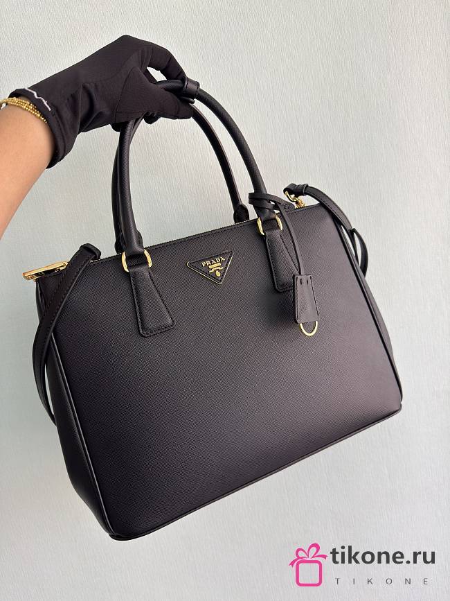 Prada Galleria Large Saffiano Leather Bag Black 1BA274 - 32x24x13.5cm - 1