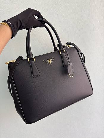 Prada Galleria Large Saffiano Leather Bag Black 1BA274 - 32x24x13.5cm