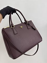 Prada Galleria Large Saffiano Leather Bag Burgundy 1BA274 - 32x24x13.5cm - 1