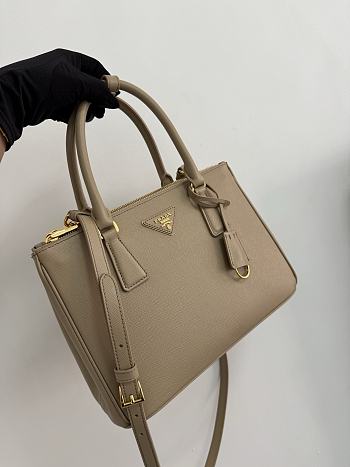 Prada Galleria Medium Saffiano Leather Bag Beige 1BA863 - 28x19.5x12cm