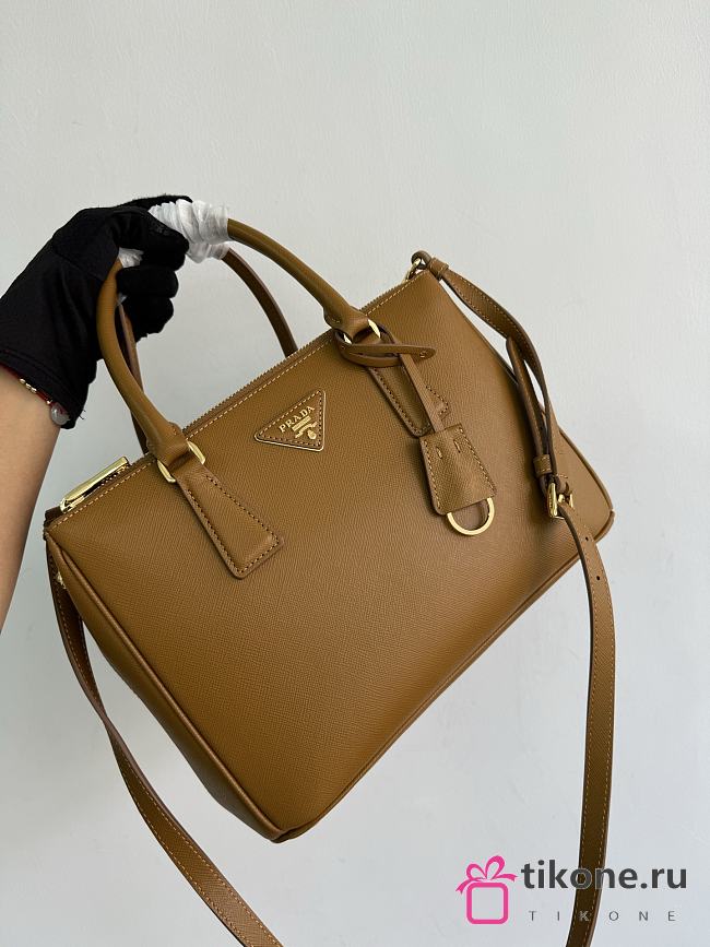 Prada Galleria Medium Saffiano Leather Bag Caramel 1BA863 - 28x19.5x12cm - 1