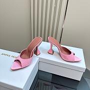 Amina Muaddi Caroline 95 Crystal Slipper Greenn - 4