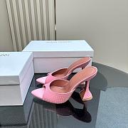 Amina Muaddi Caroline 95 Crystal Slipper Greenn - 2