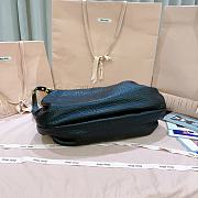 Miumiu Leather Bag Black 5BC191 - 32x21x14cm - 5