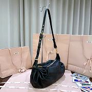 Miumiu Leather Bag Black 5BC191 - 32x21x14cm - 3