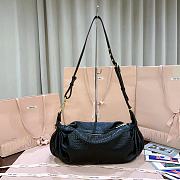 Miumiu Leather Bag Black 5BC191 - 32x21x14cm - 2