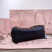 Miumiu Leather Bag Black 5BC190 - 35x18x18cm - 5