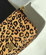 Fendi Baguette Mini Printed Cavallino Calfskin Bag - 20x13x5cm - 5