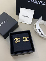 Chanel Earrings Metal, Strass Gold, Pearly White & Crystal - 6