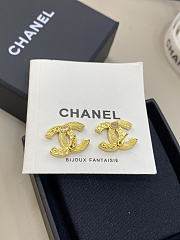 Chanel Earrings Metal, Strass Gold, Pearly White & Crystal - 4