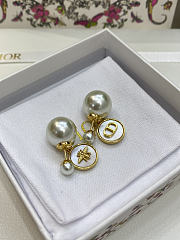 Dior Tribales Earrngs Gold Finish Metal - 3