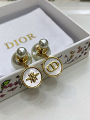 Dior Tribales Earrngs Gold Finish Metal - 1