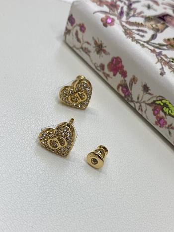 Dior Tribales Earrings Gold Finish and Gold Finish Metal