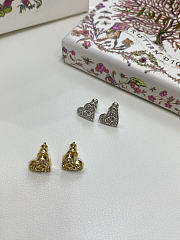 Dior Tribales Earrings Gold Finish and Gold Finish Metal - 3