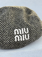 Miumiu Wool Hat in Gray - 2