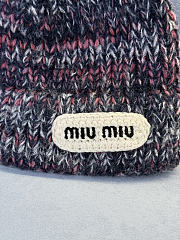 Miumiu Wool Blend Knit Beanie Multicolor - 6