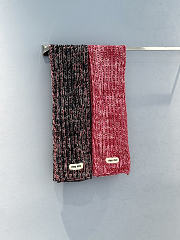 Miumiu Wool Blend Knit Scarf Multicolor - 5