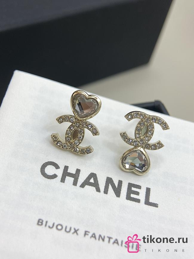Chanel Heart Shaped Earrings - 1