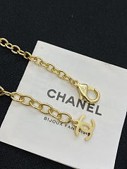 Chanel Choker Metal Glass Pearls & Diamantés Gold Pearly White & Crystal - 6