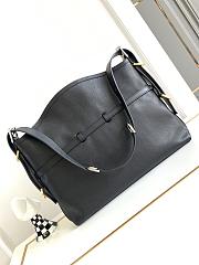 Givenchy Medium Voyou Bag In Shiny Leather Black - 38x31x10cm - 3
