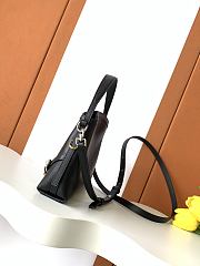 Givenchy Nano Voyou Bag In Shiny Leather Black - 17x14x11cm - 2