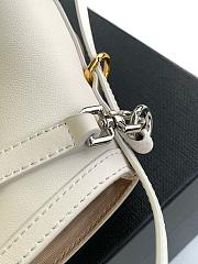 Givenchy Nano Voyou Bag In Shiny Leather White - 17x14x11cm - 5