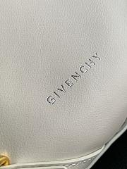 Givenchy Nano Voyou Bag In Shiny Leather White - 17x14x11cm - 2