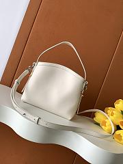 Givenchy Nano Voyou Bag In Shiny Leather White - 17x14x11cm - 3
