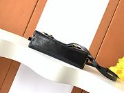 Givenchy Nano Voyou Bag In Crinkled Calfskin Black - 17x14x11cm - 2