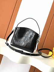 Givenchy Nano Voyou Bag In Crinkled Calfskin Black - 17x14x11cm - 4