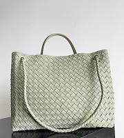 Bottega Veneta Large Andiamo Intrecciato Travertine - 42x35x18cm - 2