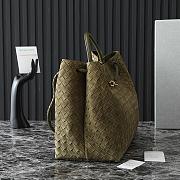Bottega Veneta Large Andiamo Intrecciato Suede Khaki - 42x35x18cm - 4