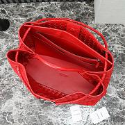 Bottega Veneta Large Andiamo Intrecciato Suede Red - 42x35x18cm - 3