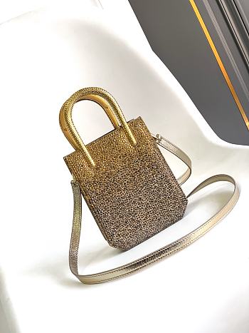 Bvlgari Serpentine Mini Tote Bag In Crystals - 13x17.5x5.5cm