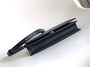 Bvlgari Logo Infinitum Leather Wallet on chain In Black - 19x10.5x4.5cm - 6