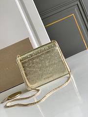 Blvgari Serpenti Forever Small Crossbody Bag Ostrich Leather Gold Metallic - 20x15x5cm - 3