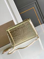 Bvlgari Serpenti Forever Medium Shoulder Bag Ostrich Leather Gold Metallic - 25x16.5x8cm - 4