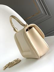 Bvlgari x Mary Katrantzou Serpenti Metamorphosis Top Handle Bag Beige - 19.2x15x6cm - 4