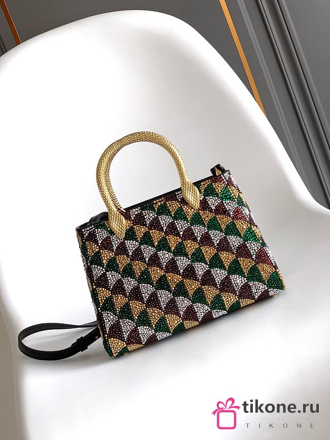 Bvlgari Serpentine Duo Top Handle Calla Crystals 22684 - 21.5x15x6cm - 1