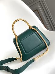 Bvlgari Serpenti Reverse Small Top Handle Bag Green - 20x14x10cm - 2
