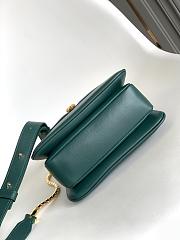 Bvlgari Serpenti Reverse Small Top Handle Bag Green - 20x14x10cm - 3