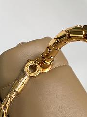 Bvlgari Serpenti Reverse Small Top Handle Bag Dark Beige - 20x14x10cm - 6