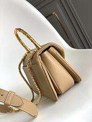 Bvlgari Serpenti Reverse Small Top Handle Bag Dark Beige - 20x14x10cm - 4