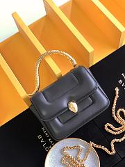 Bvlgari x Mary Katrantzou Serpenti Metamorphosis Top Handle Bag Black - 19.2x15x6cm - 1