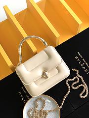 Bvlgari x Mary Katrantzou Serpenti Metamorphosis Top Handle Bag Beige - 19.2x15x6cm - 1