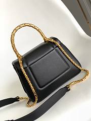 Bvlgari Serpenti Reverse Small Top Handle Bag Black - 20x14x10cm - 2
