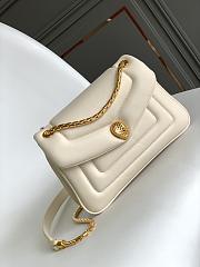 Bvlgari Serpenti Reverse Small Shoulder Bag White - 22.5x15x7cm - 5