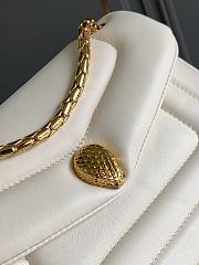 Bvlgari Serpenti Reverse Small Shoulder Bag White - 22.5x15x7cm - 3